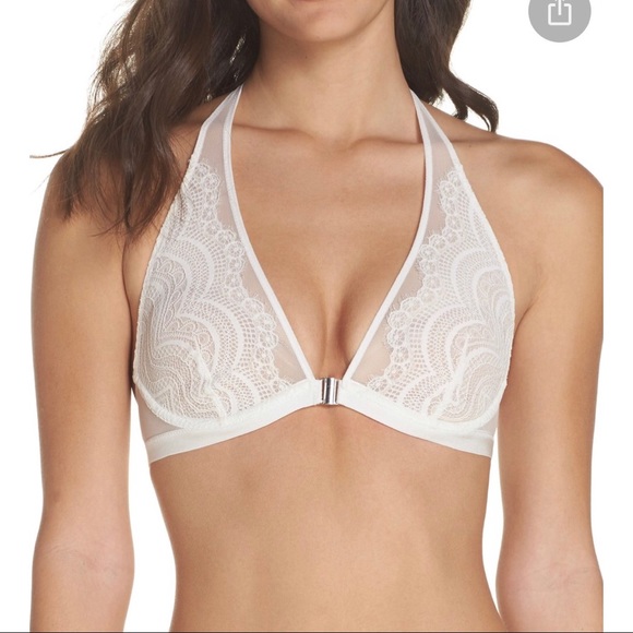 Free People Other - Free People ivory Clara Eyelash Underwire 32B Bra